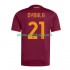 Camisola AS Roma Dybala 21 Homem Equipamento Primeiro 2025-2026 Manga Curta